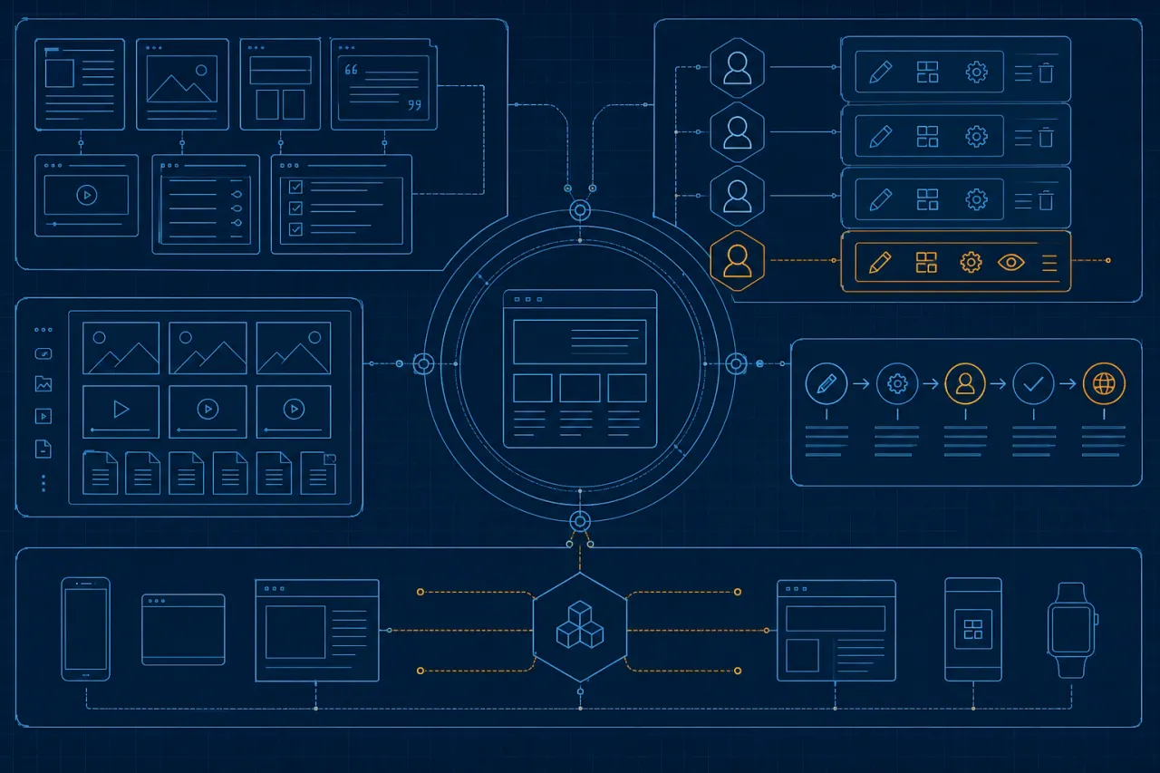 Arhitektura sopstvenog CMS sistema prilagođenog custom web sajtu