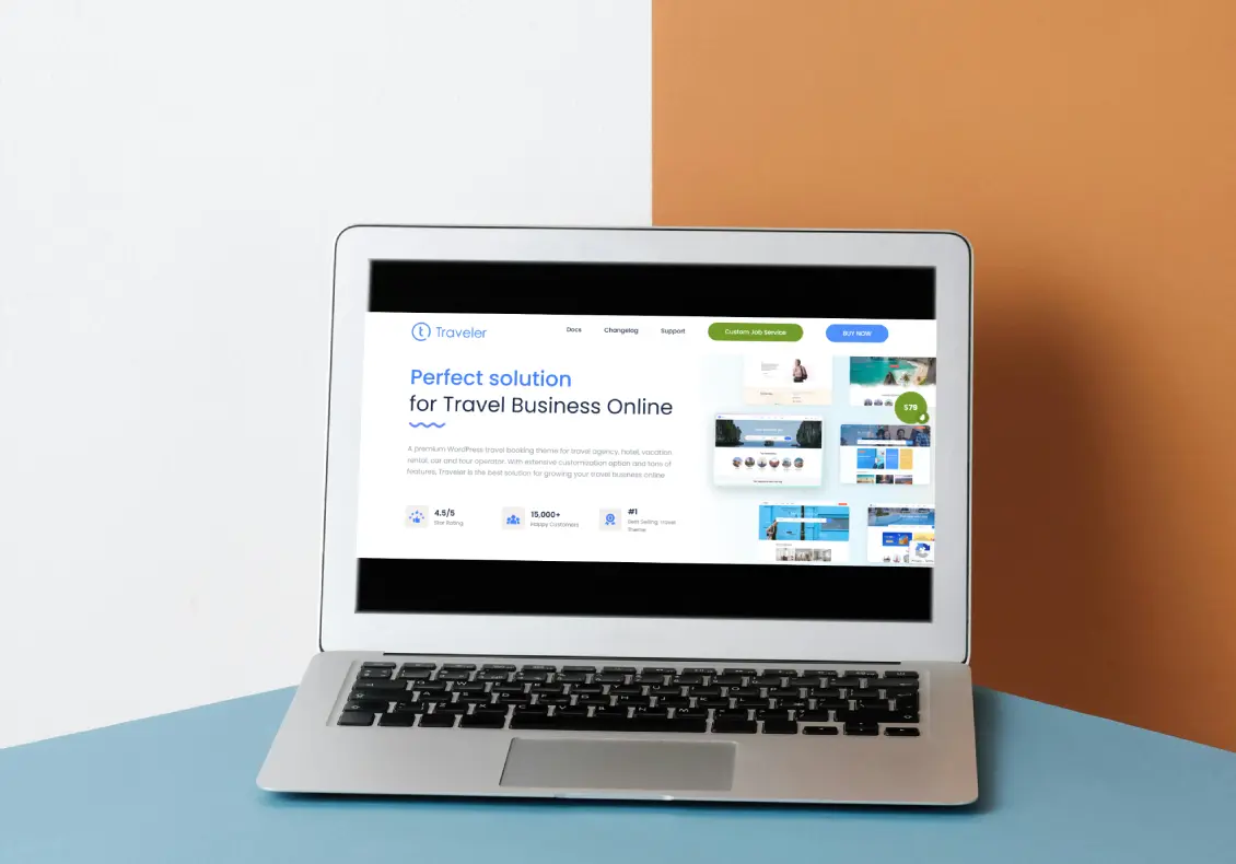 Traveler wordpress tema